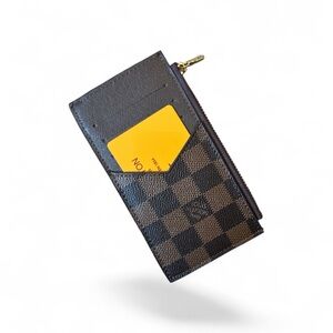 Louis Vuitton Brown Checkered Card Holder last one